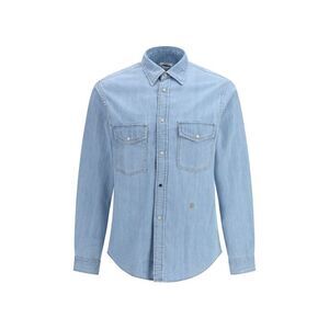 Jacob Cohen Blue Denim Men's Shirt